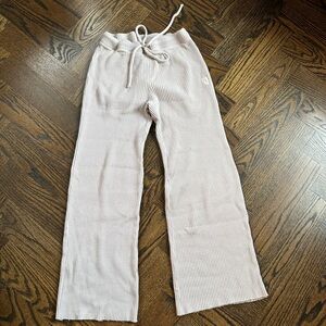Monrow waffle Wide-Leg Pants